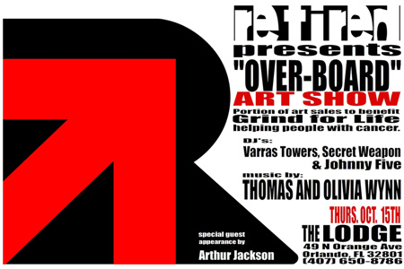 OVER-BOARD sk8brd art show October 15, 2009
