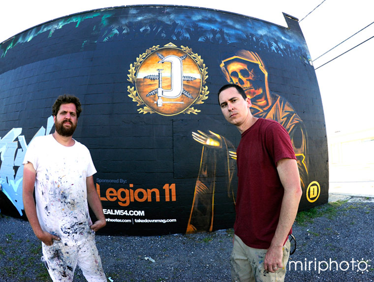 Decoy IT mural with Brian Heeter flys.