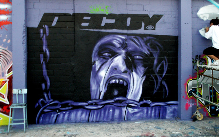 Evil Dead Mural