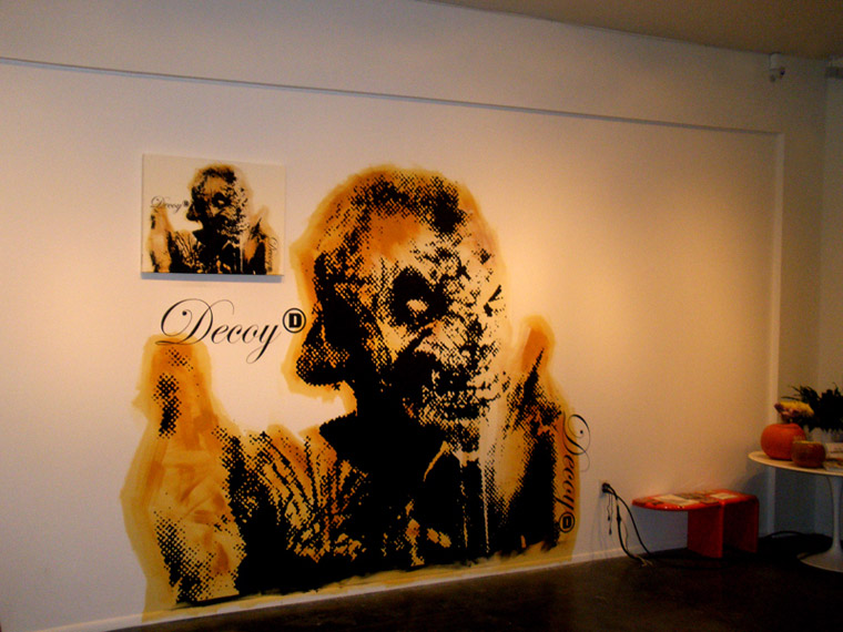 Pumpkinhead Mural Done at the BoldHype Gallery 