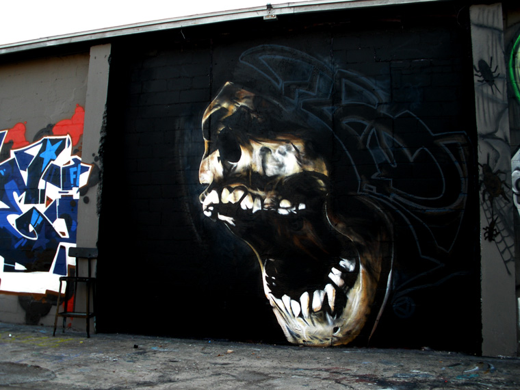 Lion mural