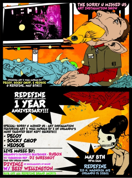 Sorry You Missed Us Flyer