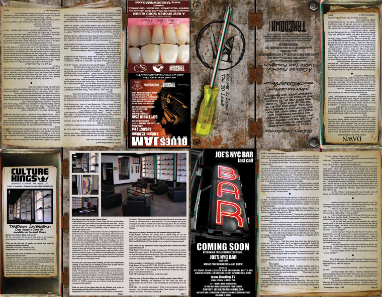TAKEDOWN Mag Volume 2, Issue E Front